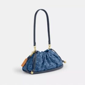 Sacs porté épaule Faye en denim emblématique