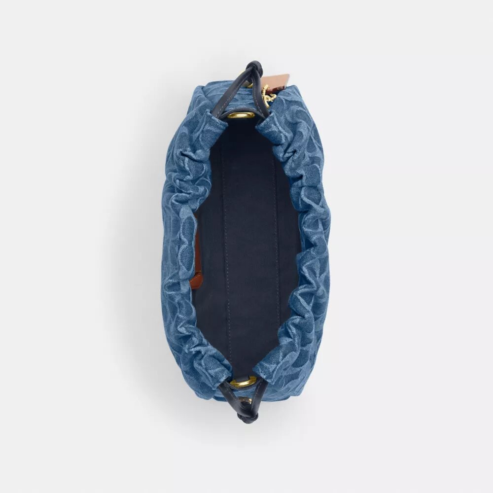 Sacs porté épaule Faye en denim emblématique