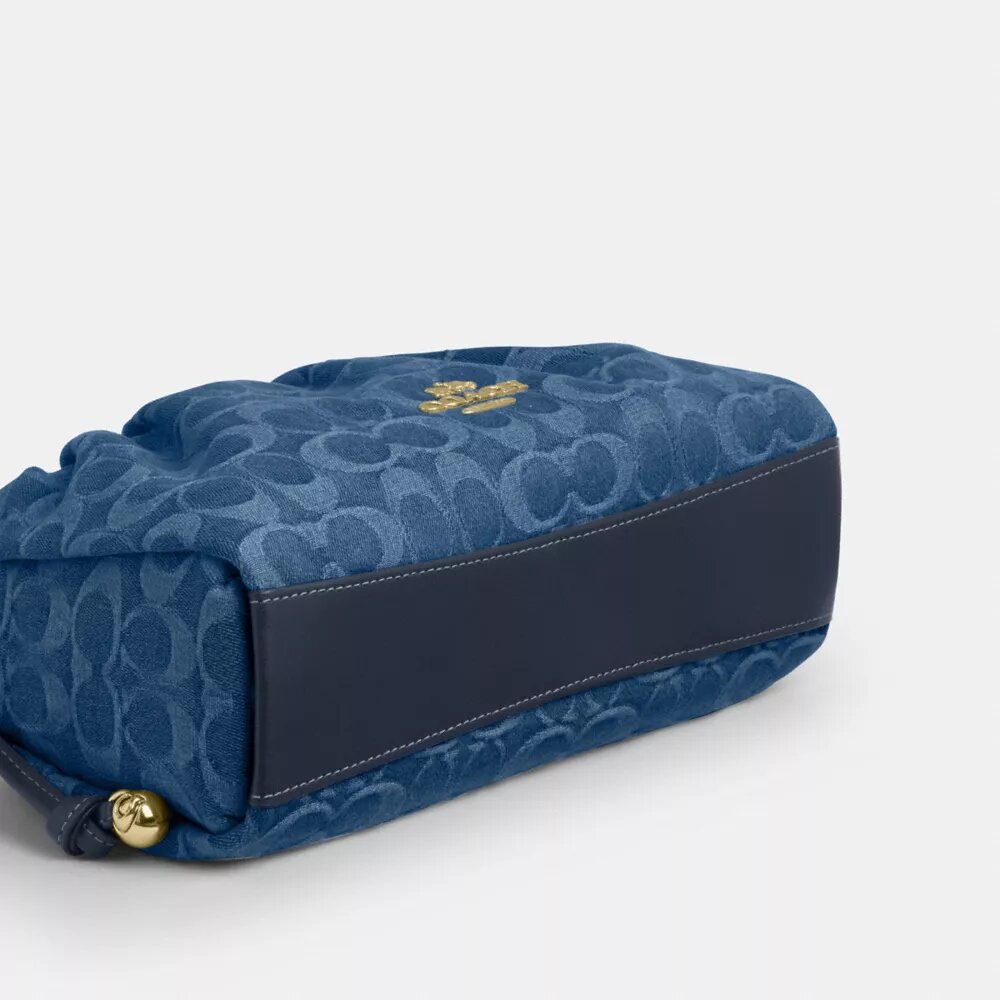 Sacs porté épaule Faye en denim emblématique
