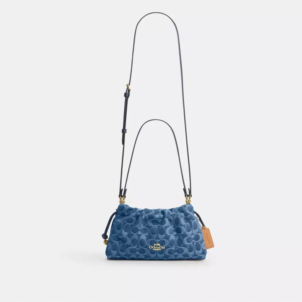 Sacs porté épaule Faye en denim emblématique