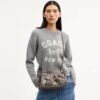 Sacs porté épaule Faye en jacquard emblématique avec broderie florale