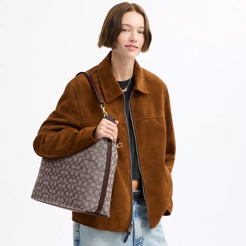 Sacs porté épaule Juliet 38 en jacquard signature