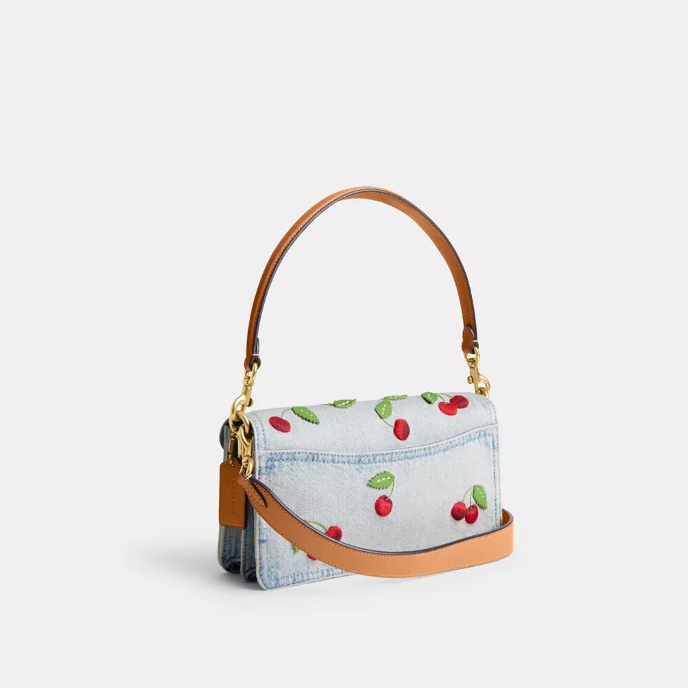 Sacs porté épaule Tabby 26 avec broderie cerise
