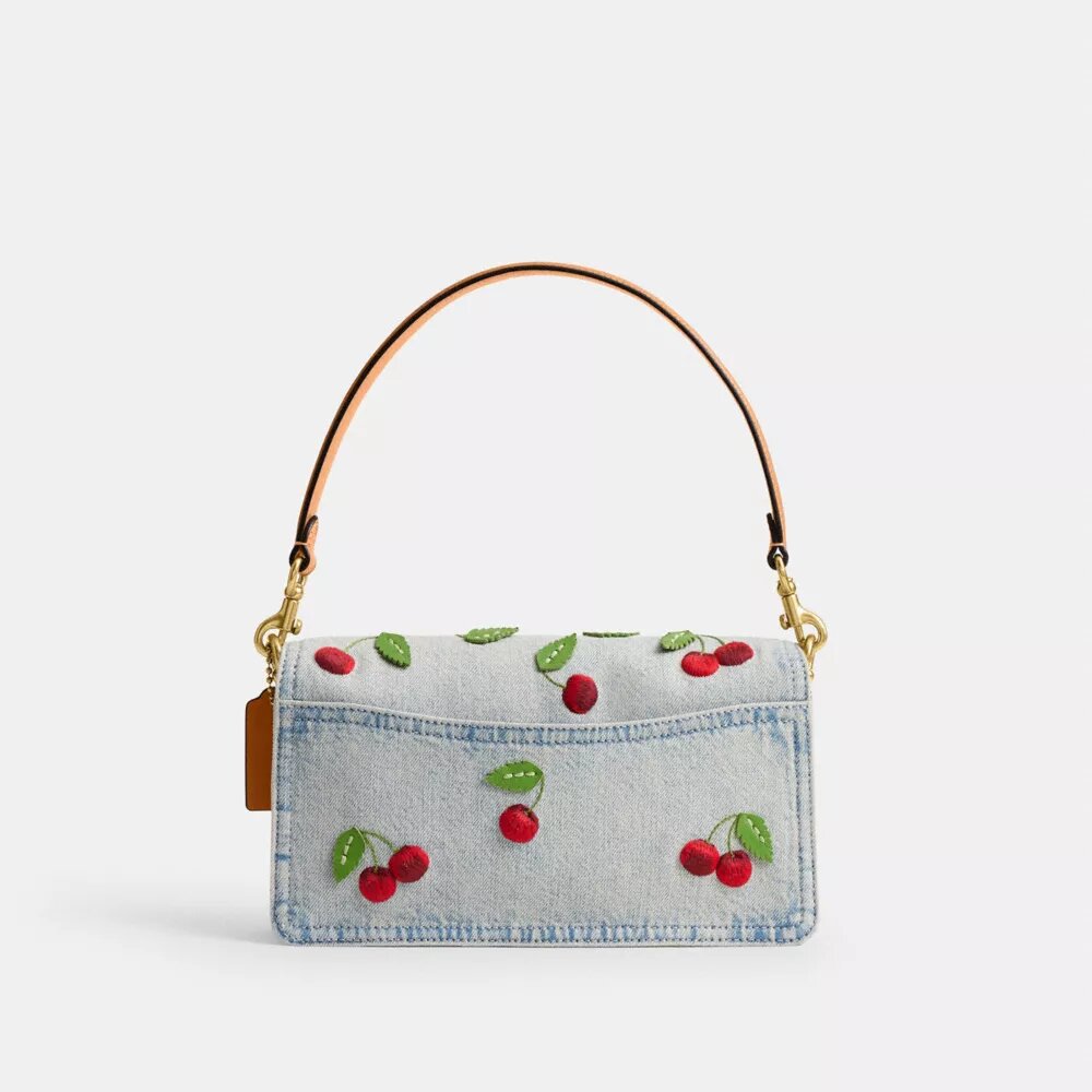 Sacs porté épaule Tabby 26 avec broderie cerise