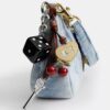 Sacs porté épaule Teri en denim « Loved » avec Charms