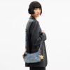 Sacs porté épaule Teri en denim « Loved » avec Charms