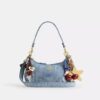 Sacs porté épaule Teri en denim « Loved » avec Charms