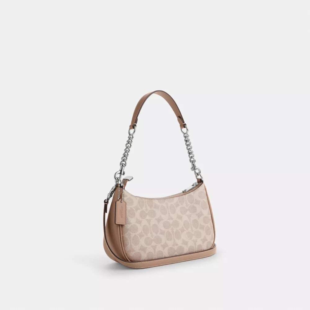 Sacs porté épaule Teri en Signature Canvas