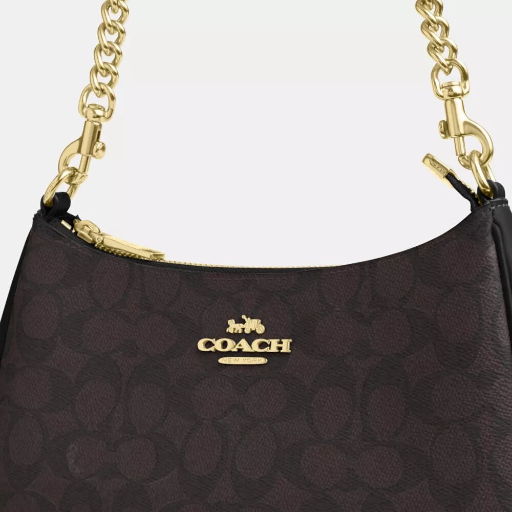 Sacs porté épaule Teri en Signature Canvas