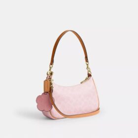 Sacs porté épaule Teri en Signature Canvas avec Charms