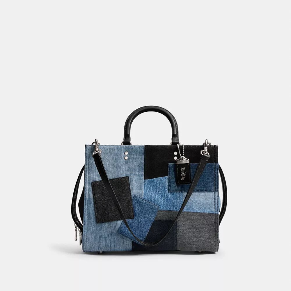 Sacs Rogue avec patchwork en denim recyclé