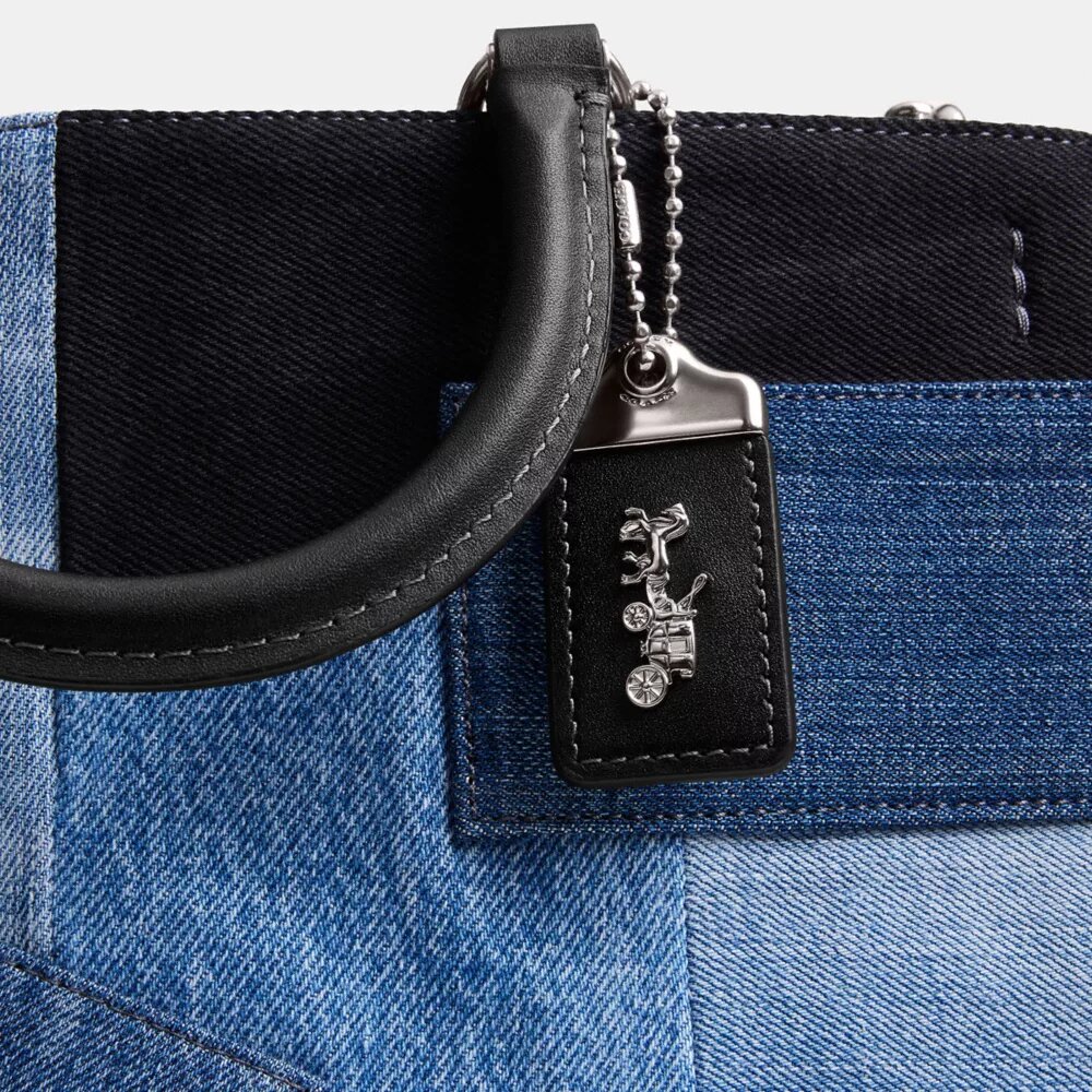 Sacs Rogue avec patchwork en denim recyclé