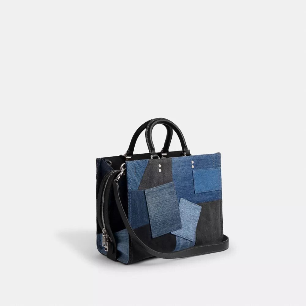 Sacs Rogue avec patchwork en denim recyclé