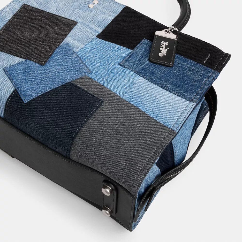 Sacs Rogue avec patchwork en denim recyclé