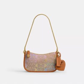 Sacs Swinger 20 avec chaîne en jacquard Signature Crystal
