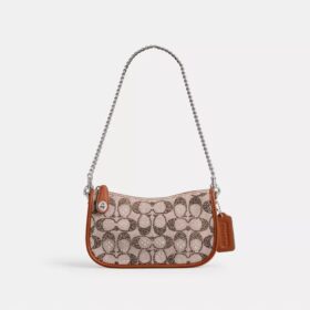 Sacs Swinger 20 avec chaîne en jacquard Signature Crystal