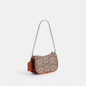 Sacs Swinger 20 avec chaîne en jacquard Signature Crystal