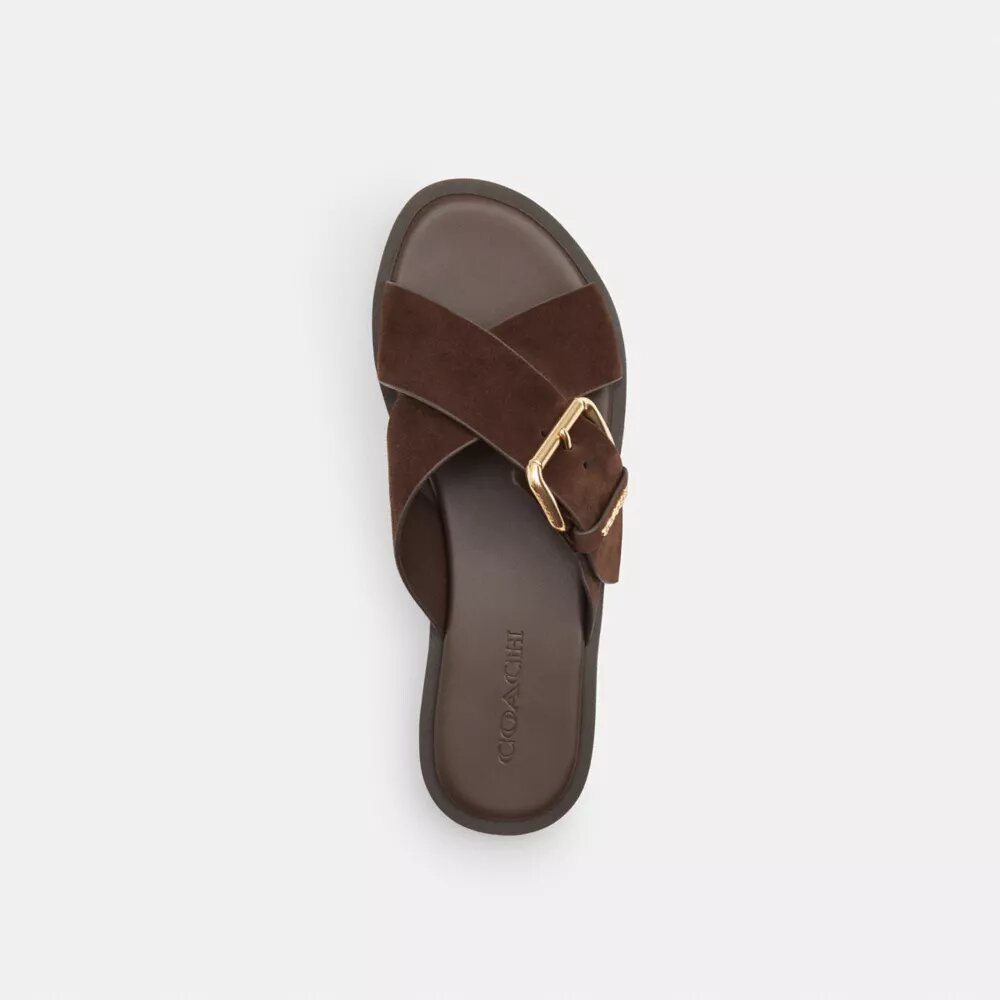 Sandales à boucles entrecroisées
