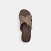 Sandales à boucles entrecroisées en jacquard emblématique