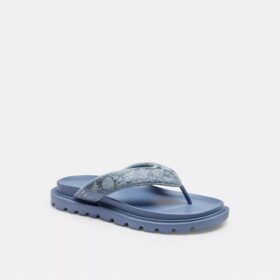 Sandales Brynn en denim Signature Crystal