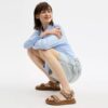 Sandales Brynn en jacquard signature cristal