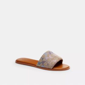Sandales Holly en jacquard signature Crystal