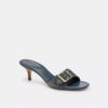Sandales Margot en denim « Loved »