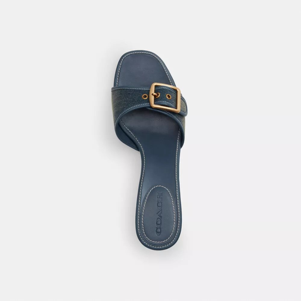 Sandales Margot en denim « Loved »
