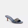 Sandales Margot en denim signature pailleté