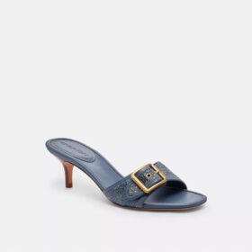 Sandales Margot en denim signature pailleté