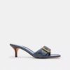 Sandales Margot en denim signature pailleté