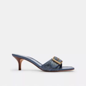 Sandales Margot en denim signature pailleté