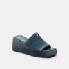 Sandales à plateforme Marie en denim « Loved »