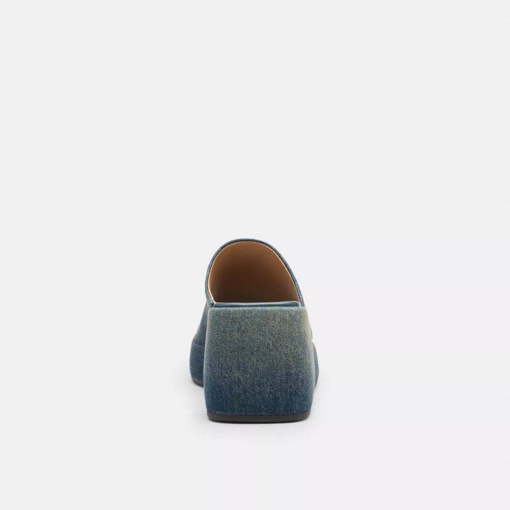 Sandales à plateforme Marie en denim « Loved »