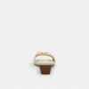 Sandales à talons bobine et nœud
