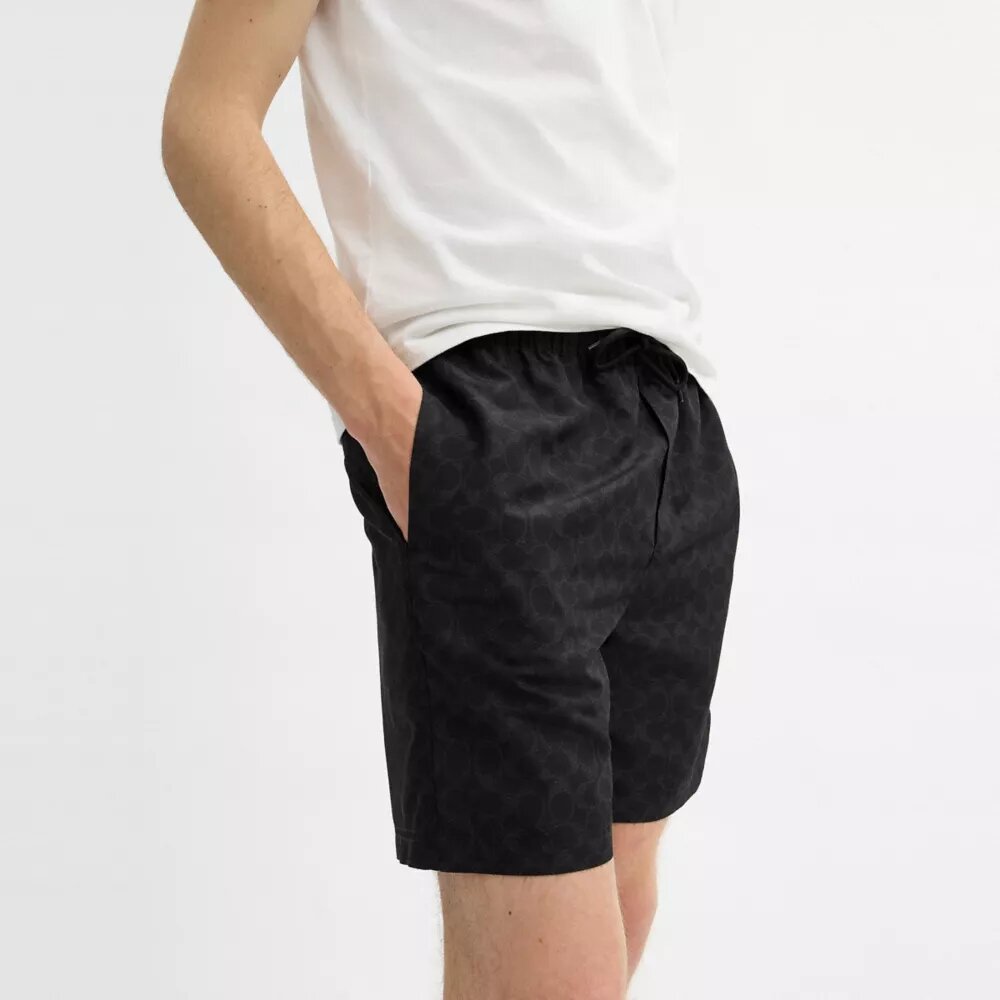 Short de bain Signature en polyester recyclé