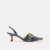 Slingbacks Margot à bride arrière en denim « Loved »