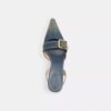 Slingbacks Margot à bride arrière en denim « Loved »