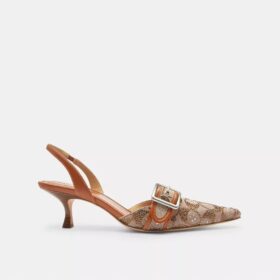 Slingbacks Margot en jacquard Crystal Signature