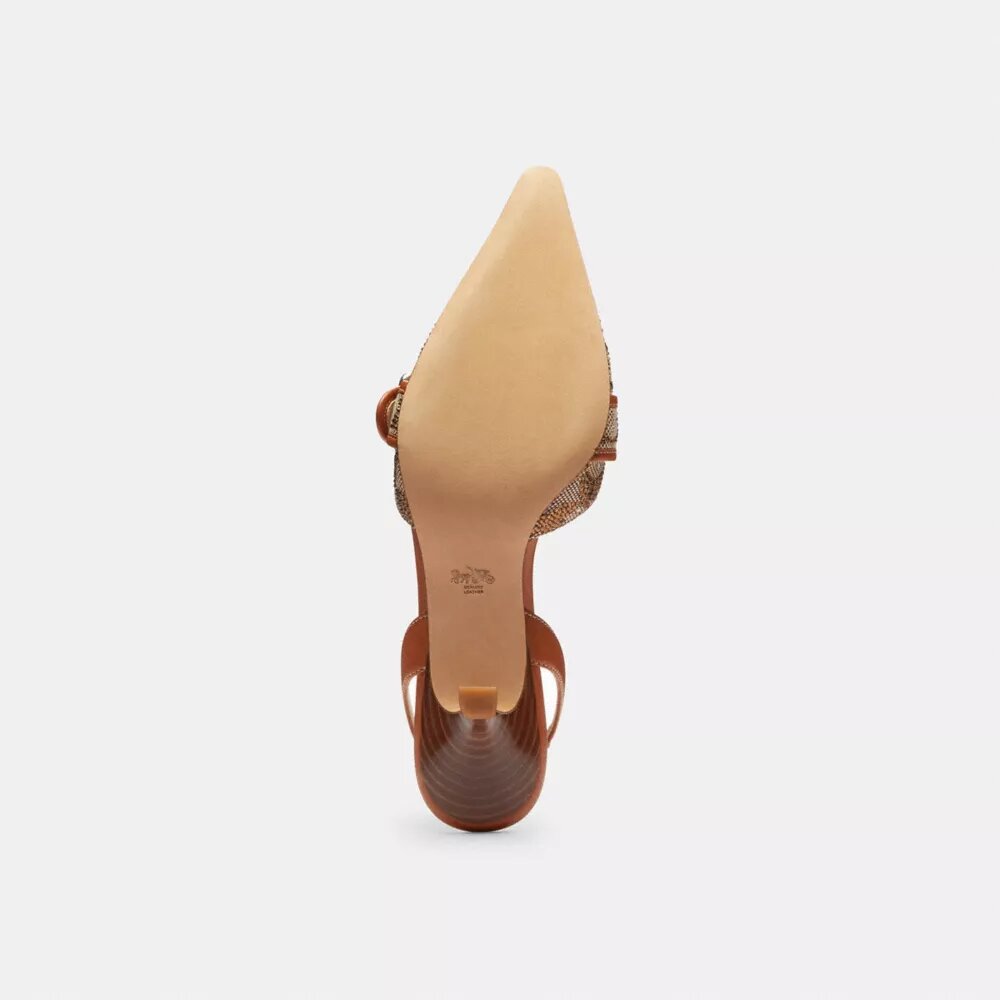 Slingbacks Margot en jacquard Crystal Signature