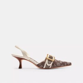 Slingbacks Margot en jacquard emblématique