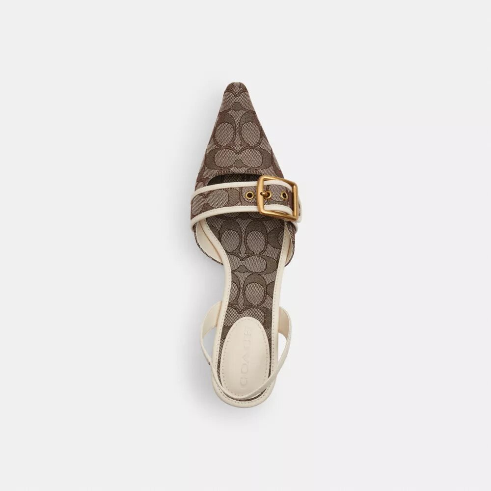 Slingbacks Margot en jacquard emblématique