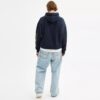 Sweats à capuche ample « Dinosaur Collage » en coton bio