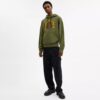 Sweats à capuche teints en pièce avec motif en spirale