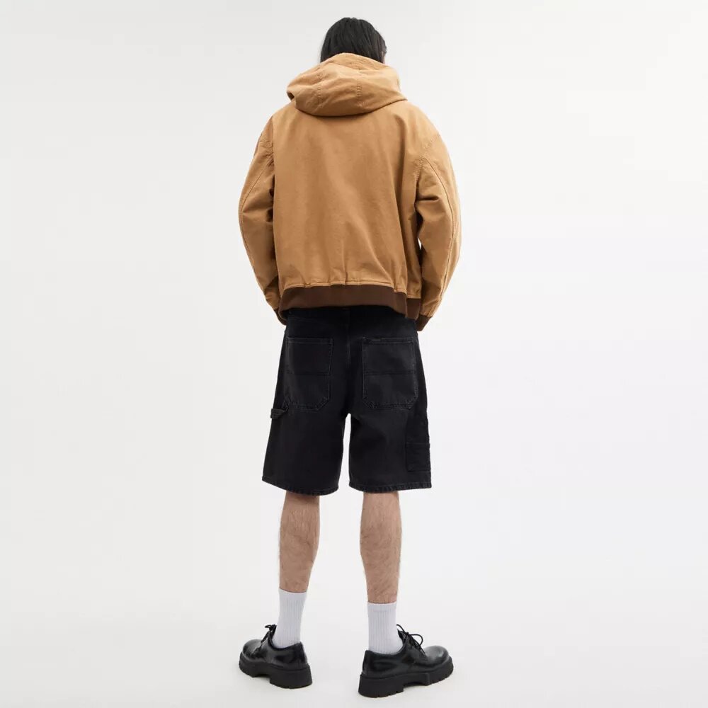 Sweats à capuche zippés en toile