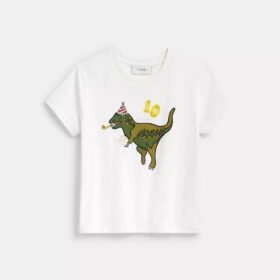T-shirt « 10e anniversaire de Rexy » coupe années 90 en coton bio