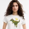 T-shirt « 10e anniversaire de Rexy » coupe années 90 en coton bio