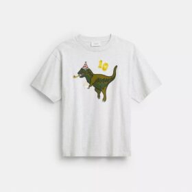 T-shirt ample « 10e anniversaire de Rexy » en coton bio