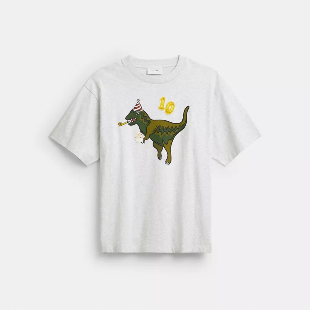T-shirt ample « 10e anniversaire de Rexy » en coton bio
