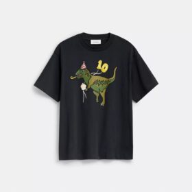 T-shirt ample « 10e anniversaire de Rexy » en coton bio